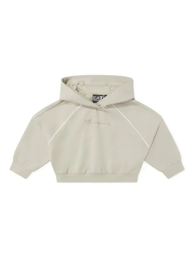 Emporio Armani Kids Emporio Armani Kids フード付きパネルドクロップトップの商品画像