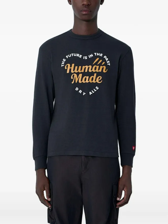 Human Made Human Made ロゴプリント長袖Tシャツの商品画像