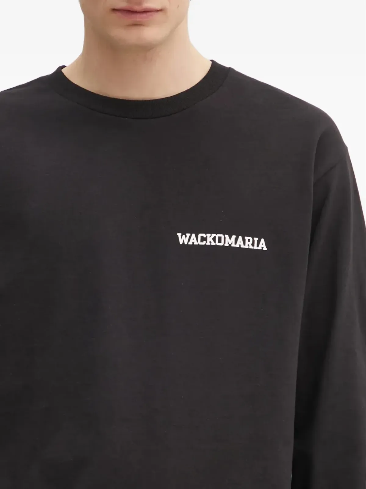 WACKO MARIA ハートプリント長袖Tシャツ - 画像5