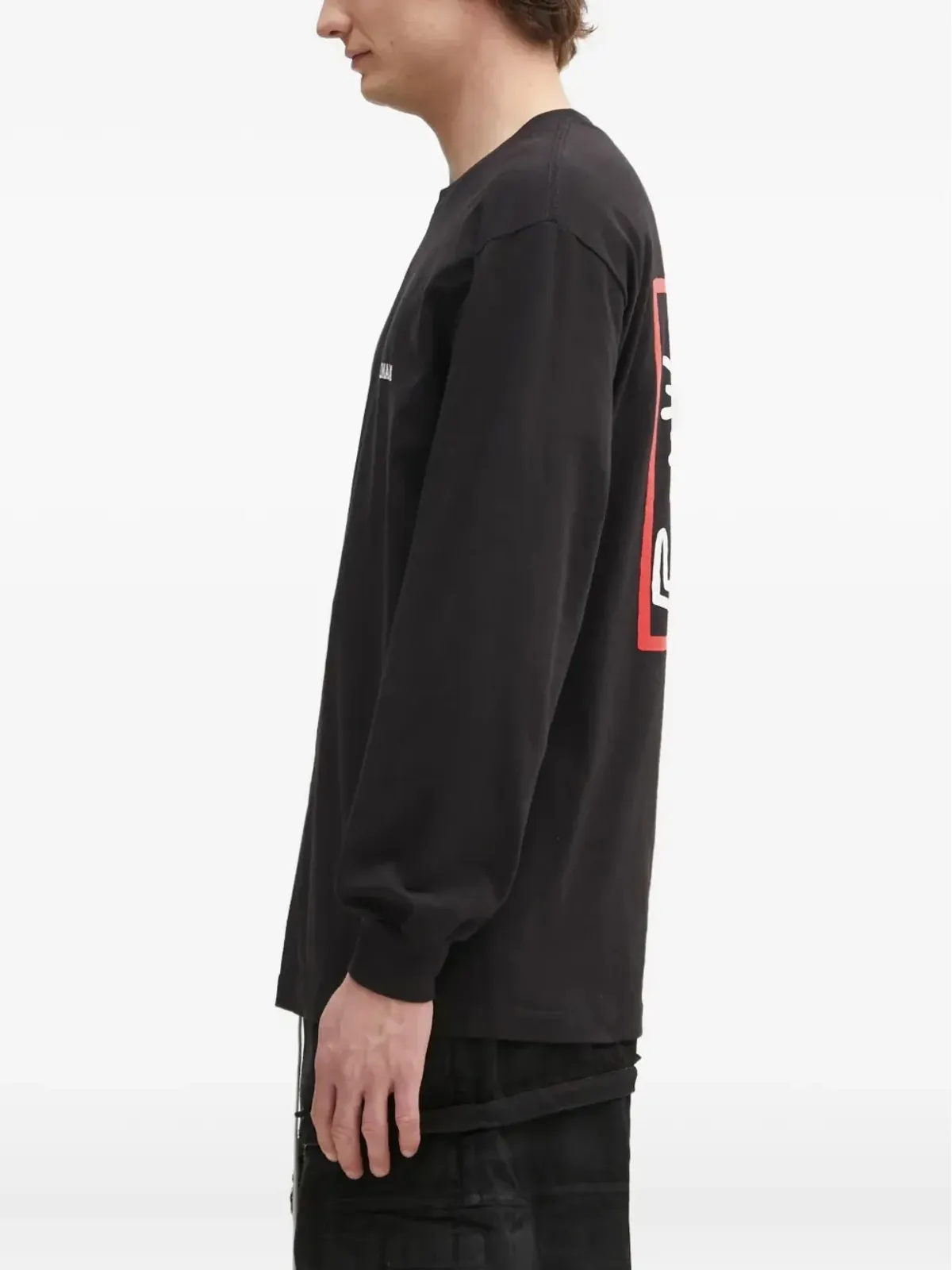 WACKO MARIA ハートプリント長袖Tシャツ - 画像3