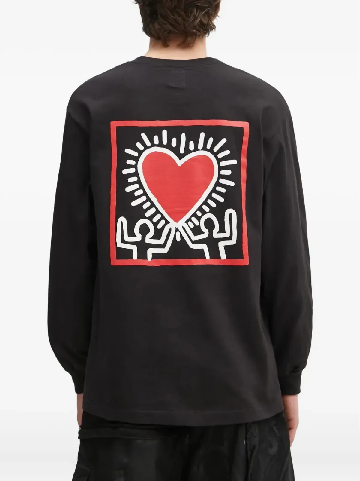 WACKO MARIA ハートプリント長袖Tシャツ - 画像4