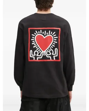 WACKO MARIA ハートプリント長袖Tシャツ - サムネイル4