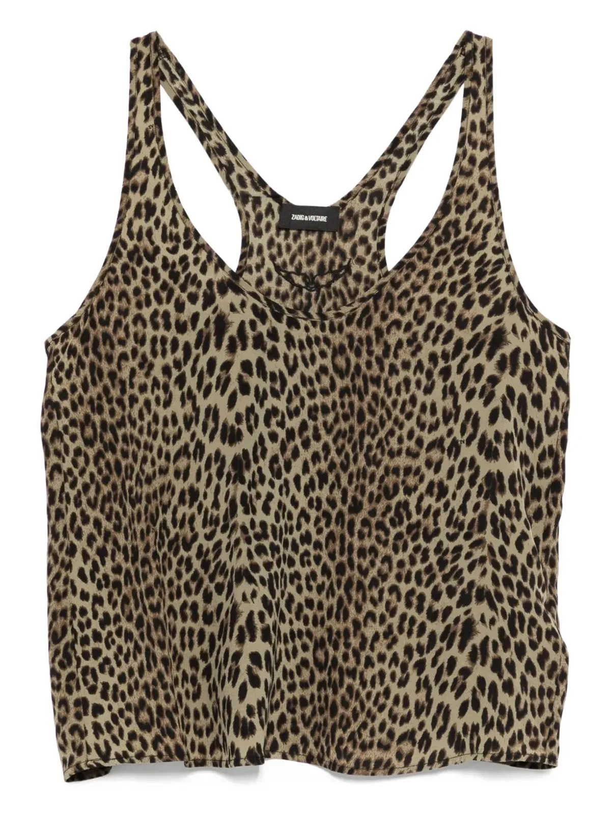 Zadig&Voltaire レオパード柄ノースリーブトップ - 画像1