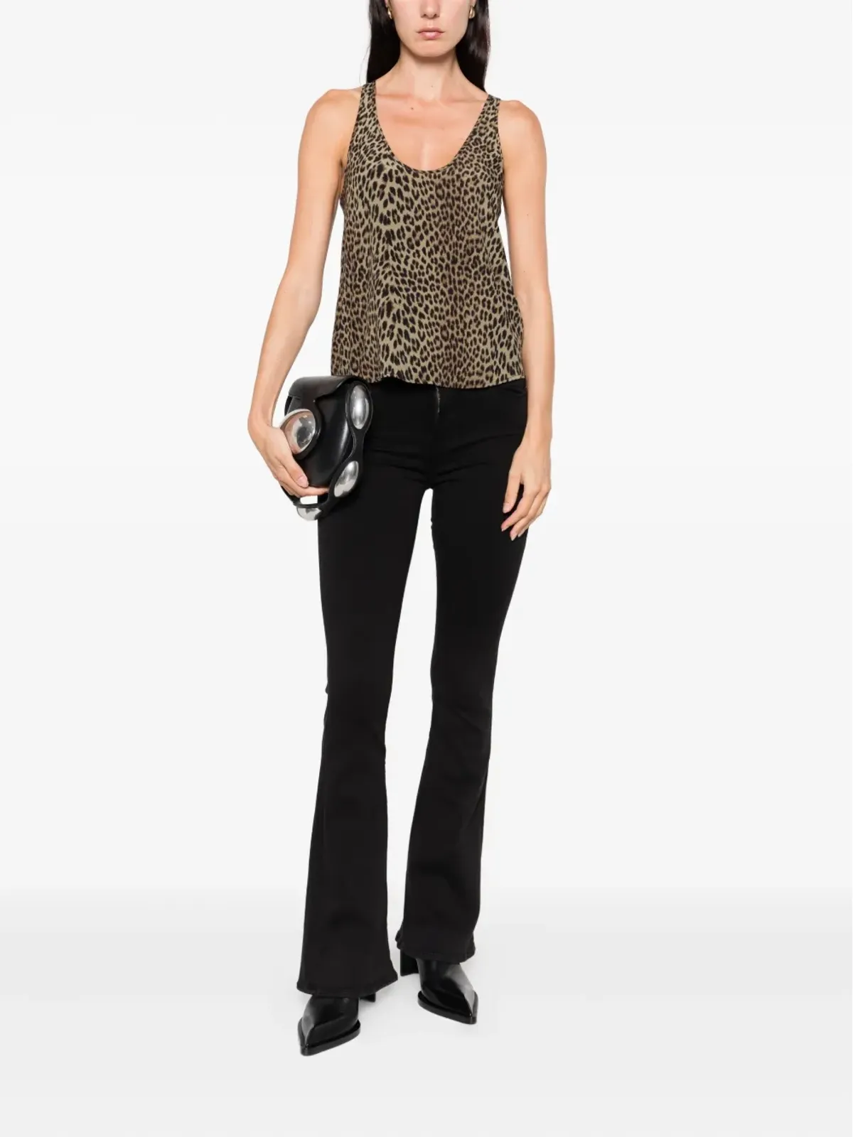 Zadig&Voltaire レオパード柄ノースリーブトップ - 画像2