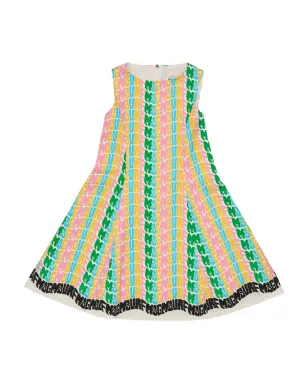 MSGM Kids ロゴプリント ノースリーブ ドレス - サムネイル1
