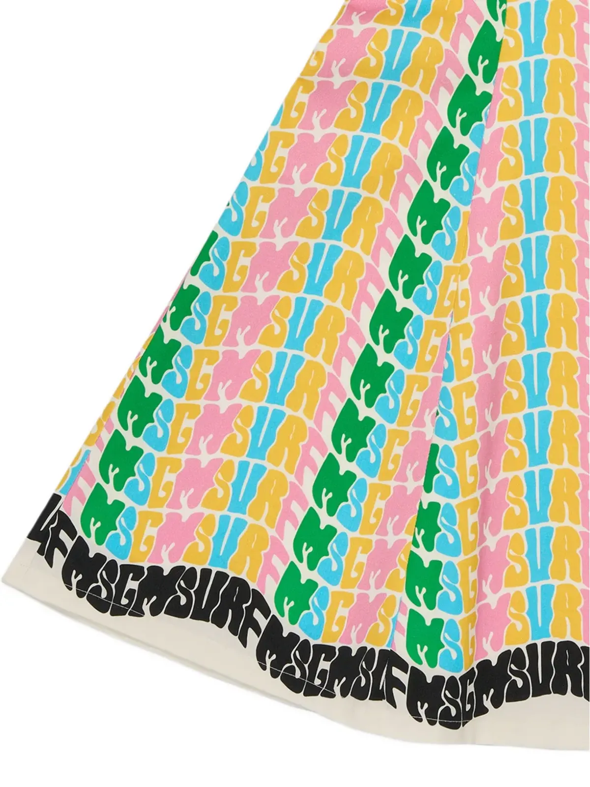 MSGM Kids ロゴプリント ノースリーブ ドレス - 画像2