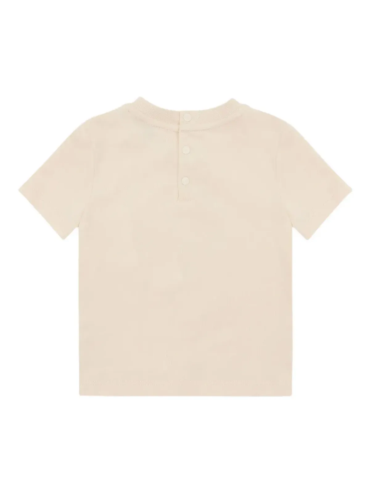 Emporio Armani Kids apple-print T-shirt - Neutrals - 画像2