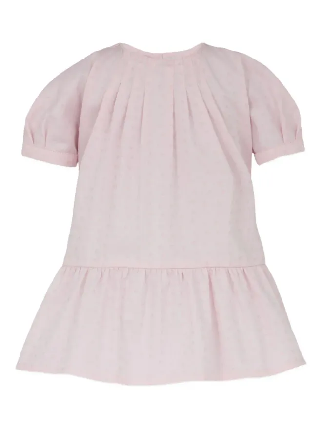 Emporio Armani Kids Emporio Armani Kids ロゴパターンのフリルドレスの商品画像