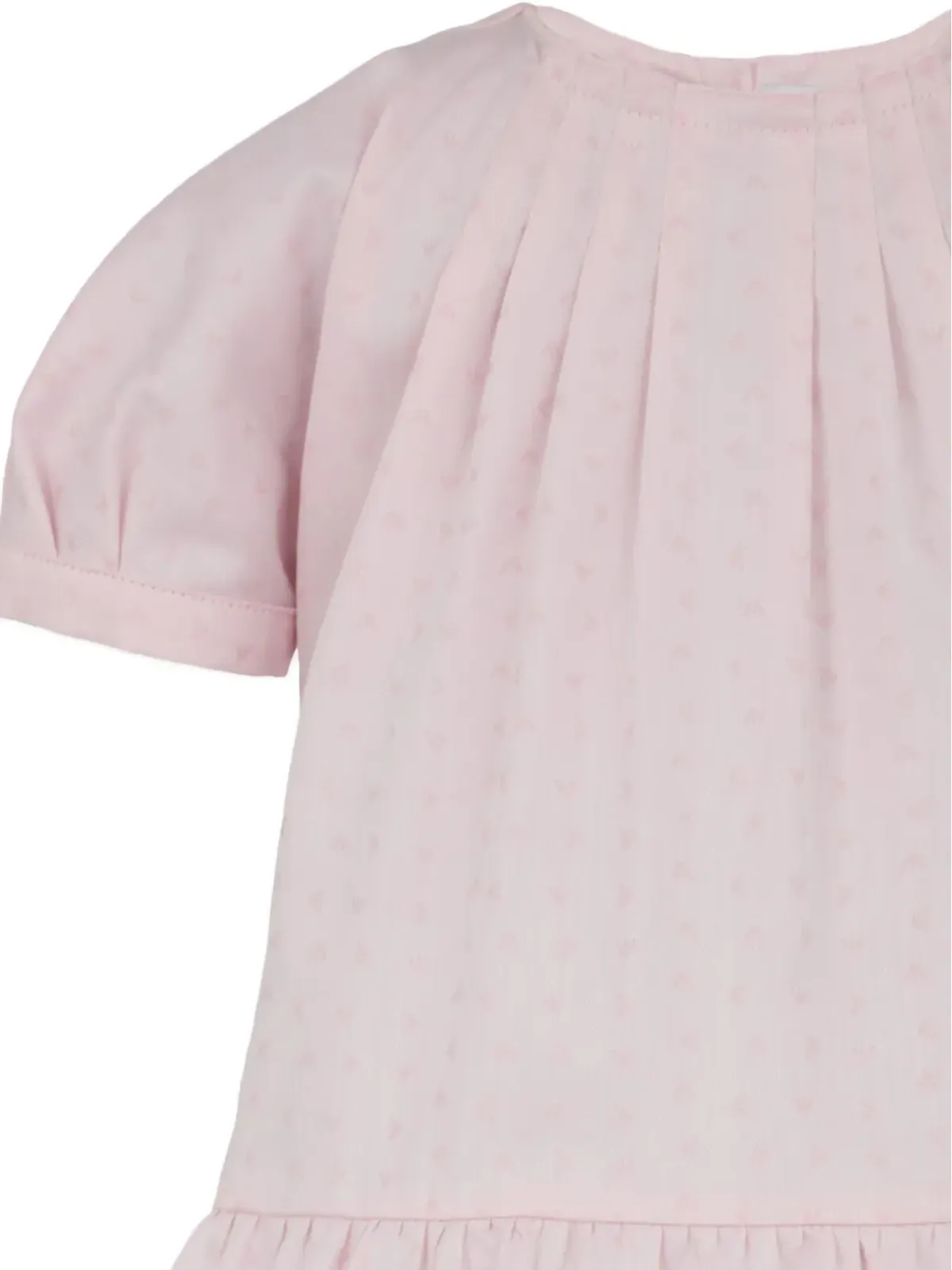 Emporio Armani Kids ロゴパターンのフリルドレス - 画像4