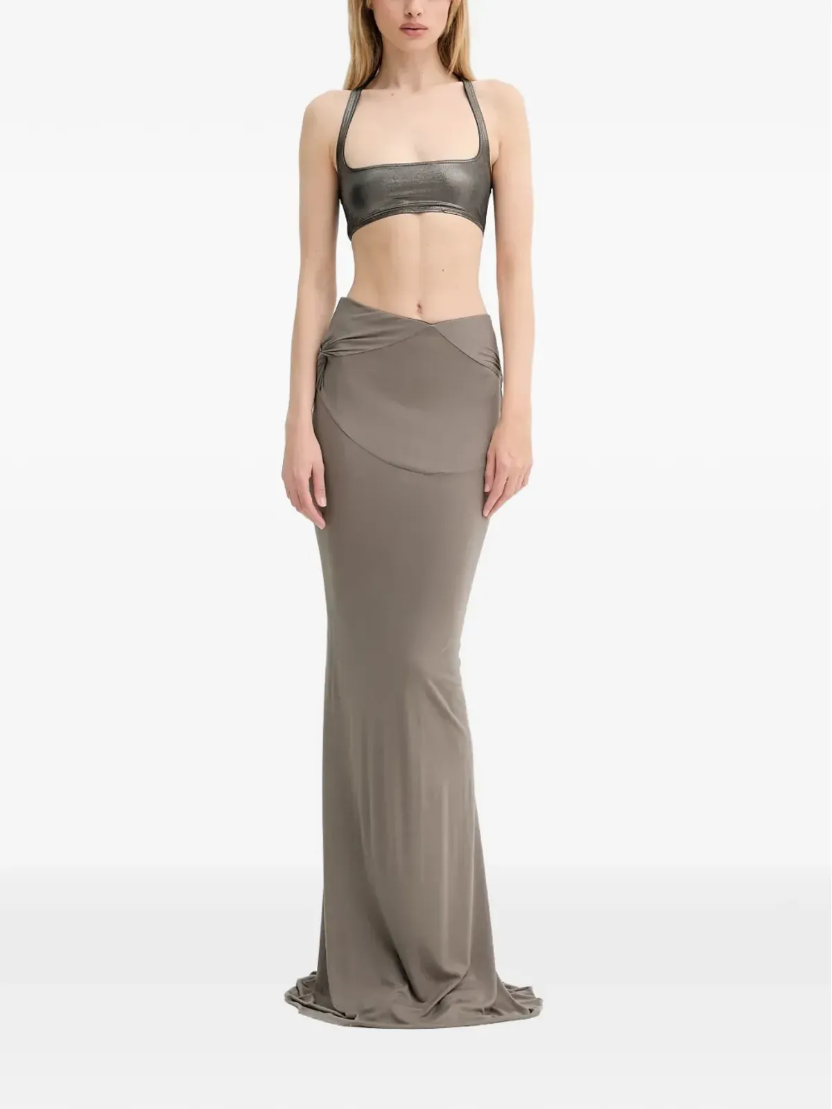 Rick Owens Lilies スクエアネックトップ - 画像2