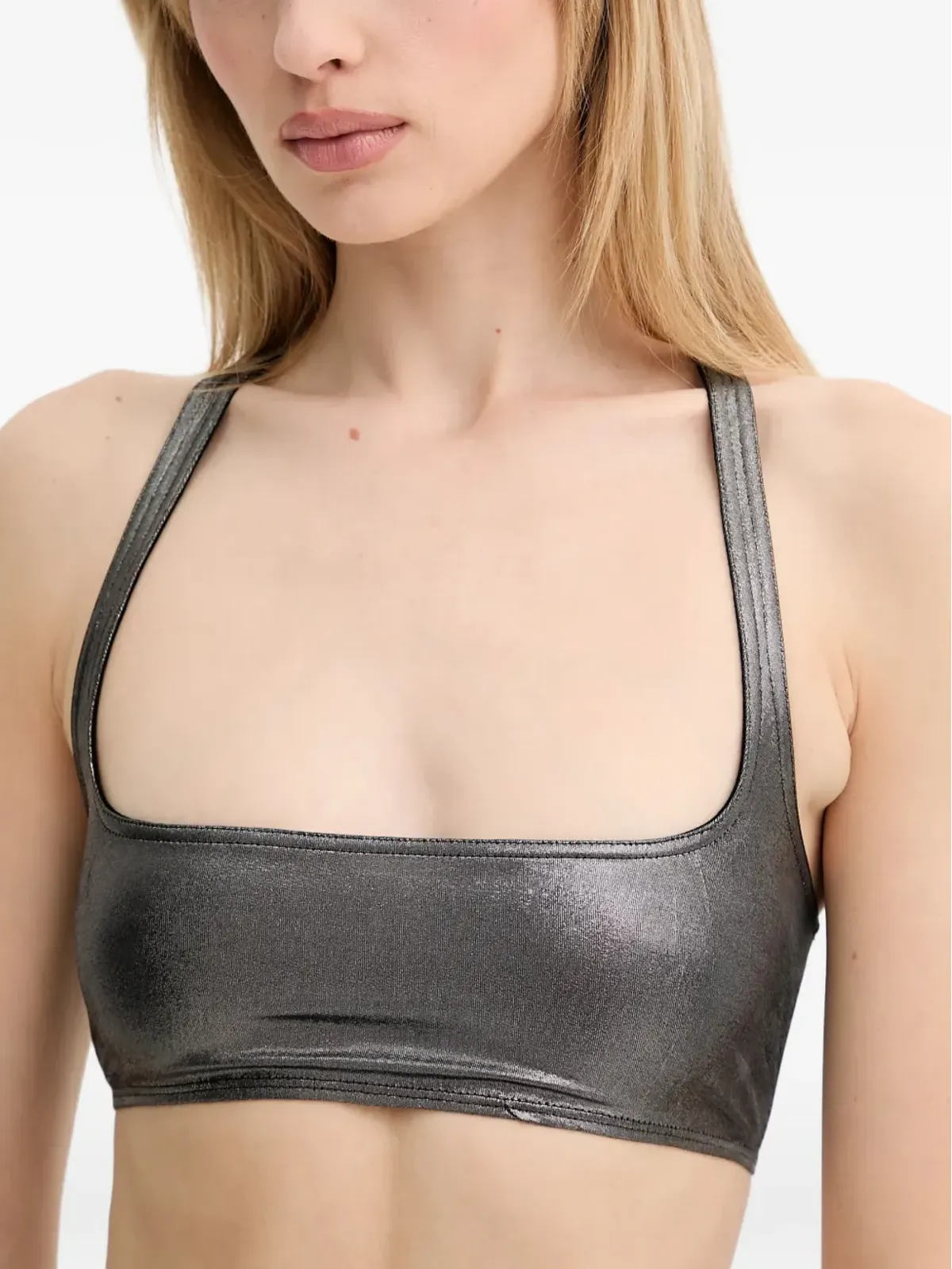 Rick Owens Lilies スクエアネックトップ - 画像4