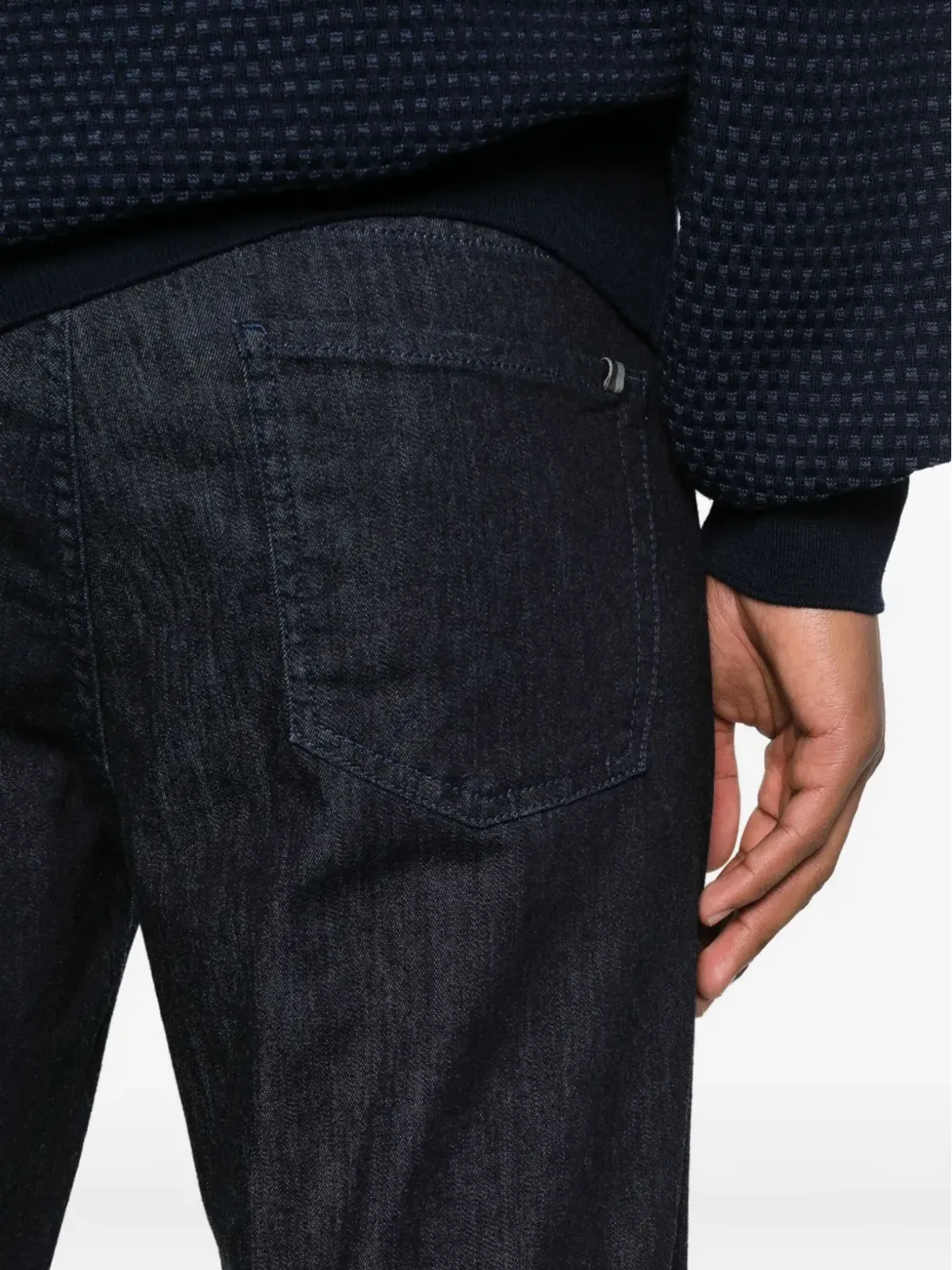 Canali ファイブポケットジーンズ ブルー - 画像5