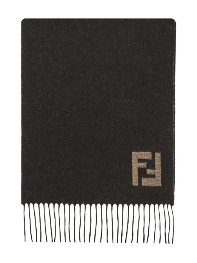Fendi FENDI フリンジロゴディテールスカーフの商品画像