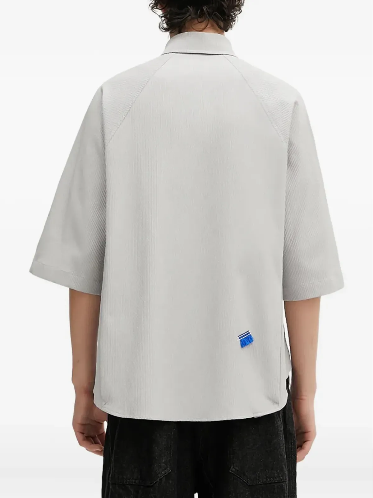 Ader Error プリーツ入り半袖シャツ - 画像4