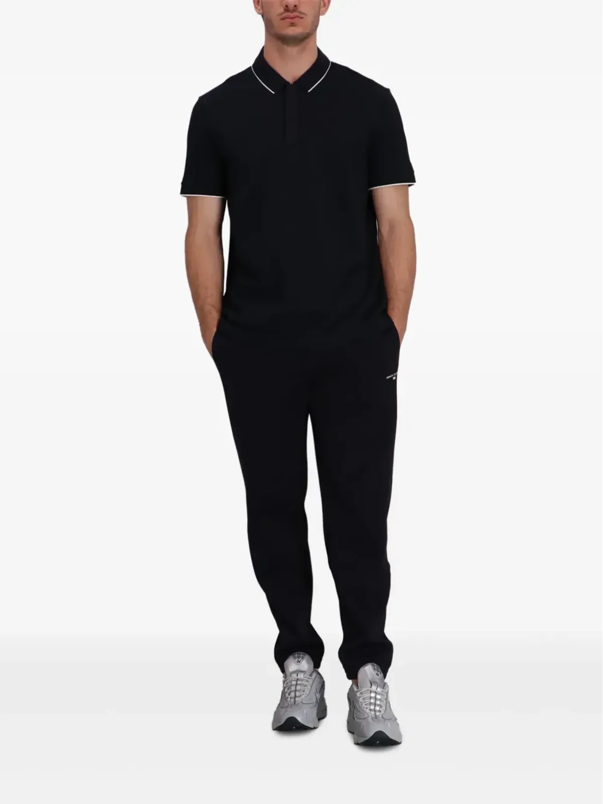 Armani Exchange コントラストカラー ポロシャツ - 画像2