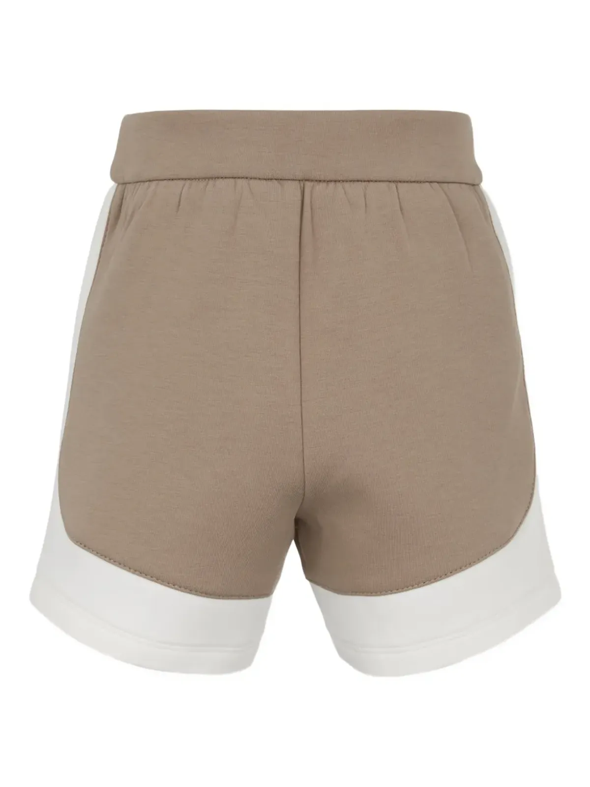 Emporio Armani Kids パネル付き ウエストゴムショートパンツ - Brown - 画像2