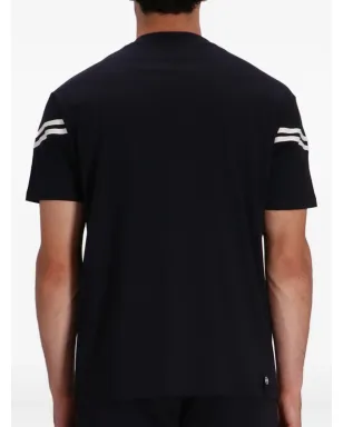 Armani Exchange 袖ストライプ コットン Tシャツ - サムネイル3