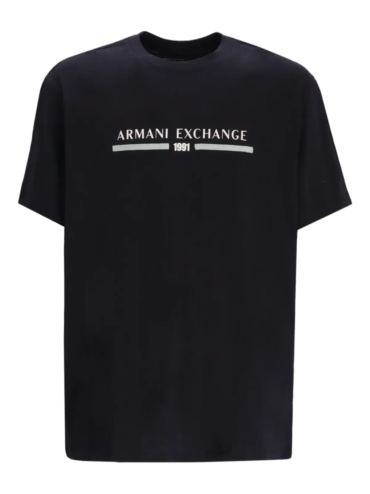 Armani Exchange ロゴプリント コットンTシャツ - 画像1