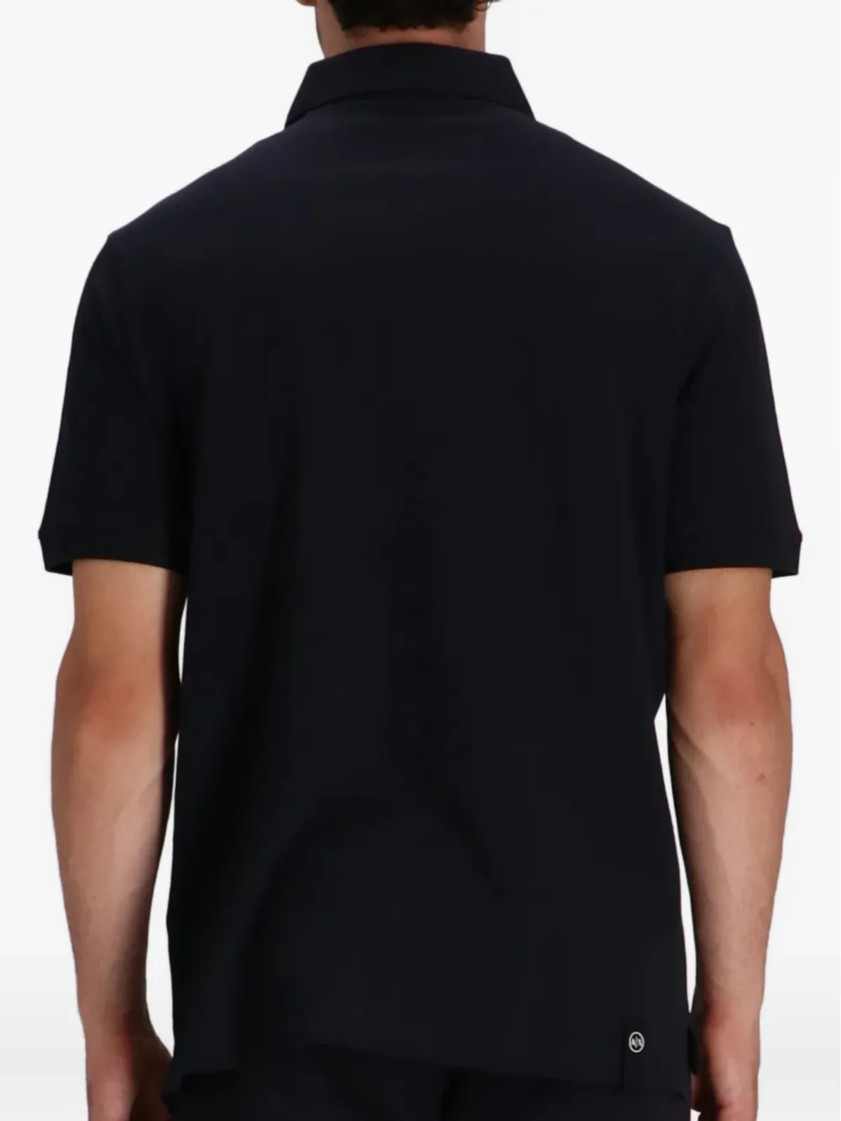 Armani Exchange ポケットディテール ポロシャツ - ブラック - 画像3
