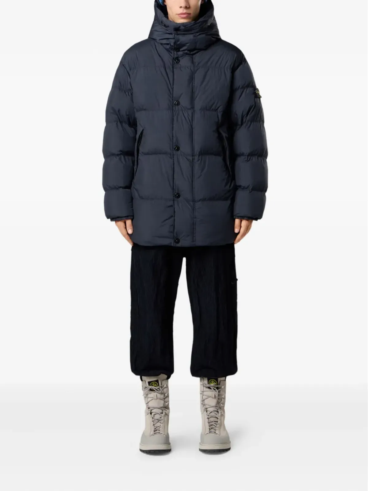 Stone Island シワ加工ダウンジャケット - 画像2