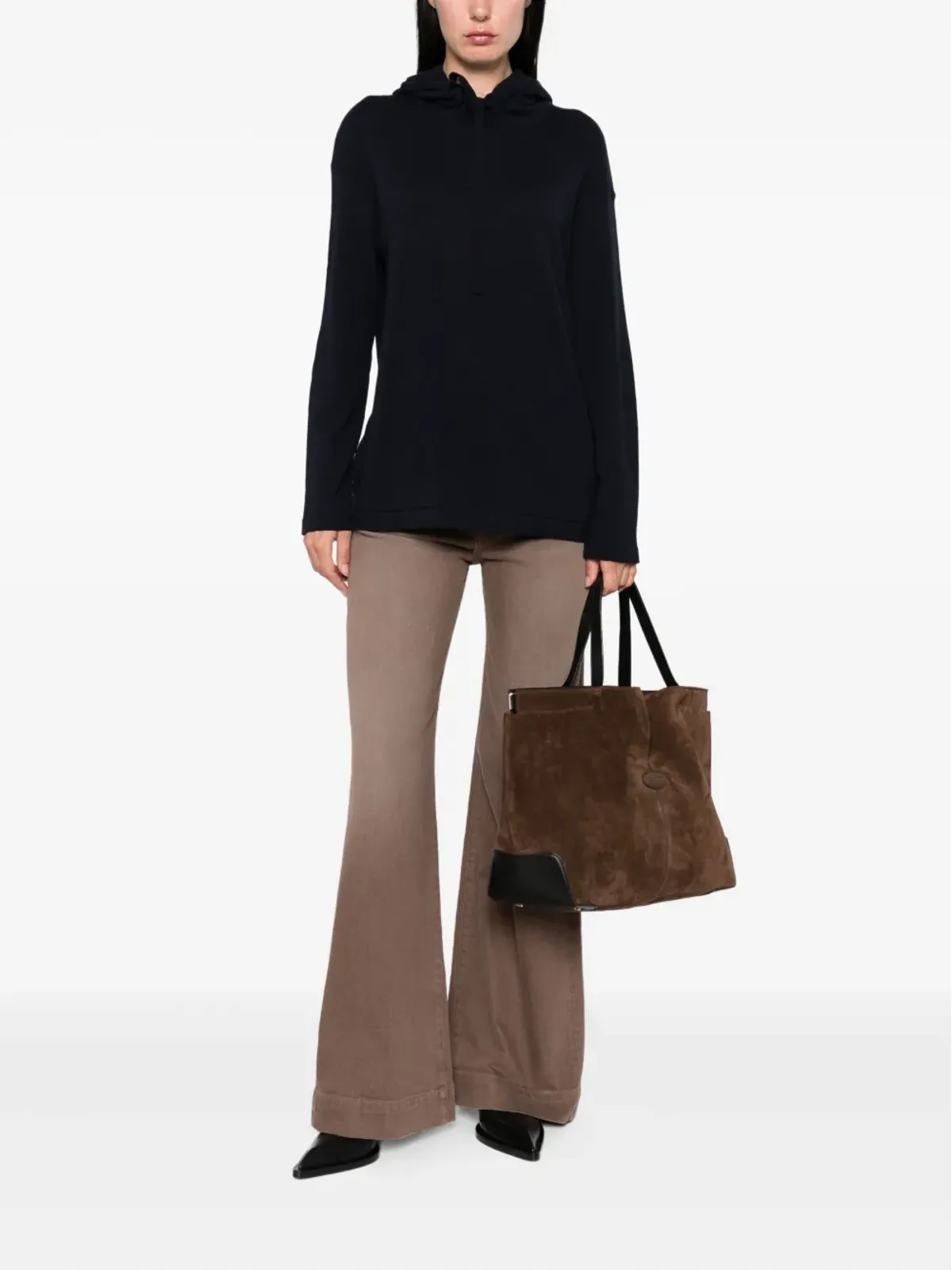 S Max Mara ウールフーディー - 画像2