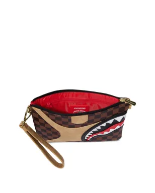 Sprayground Hennyville シャークチェック柄クラッチバッグ - サムネイル3