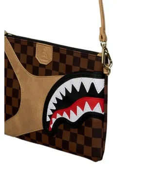 Sprayground Hennyville シャークチェック柄クラッチバッグ - サムネイル4