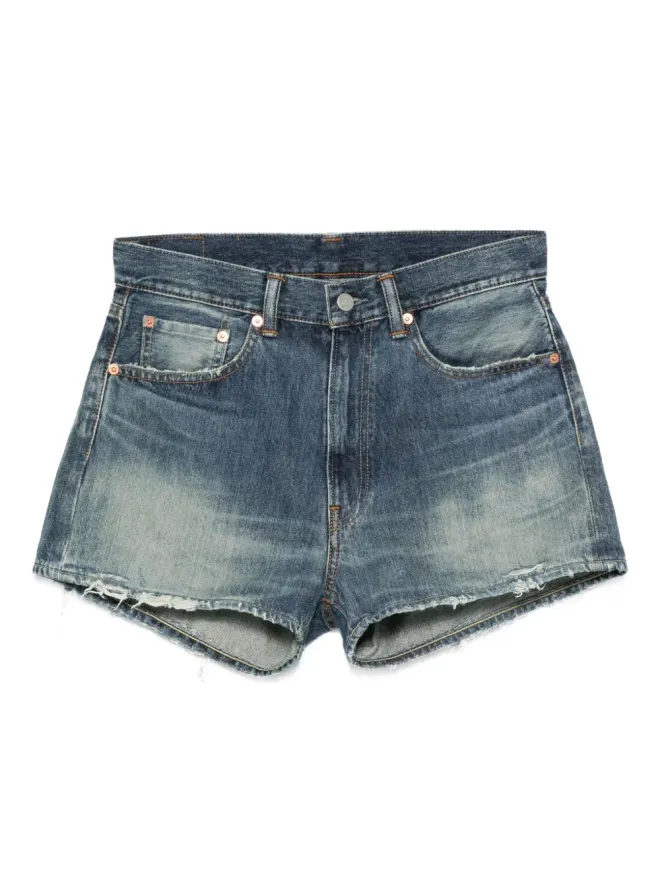 Denimist Denimist ヘイズリー フリンジ加工デニムショーツ - ブルーの商品画像