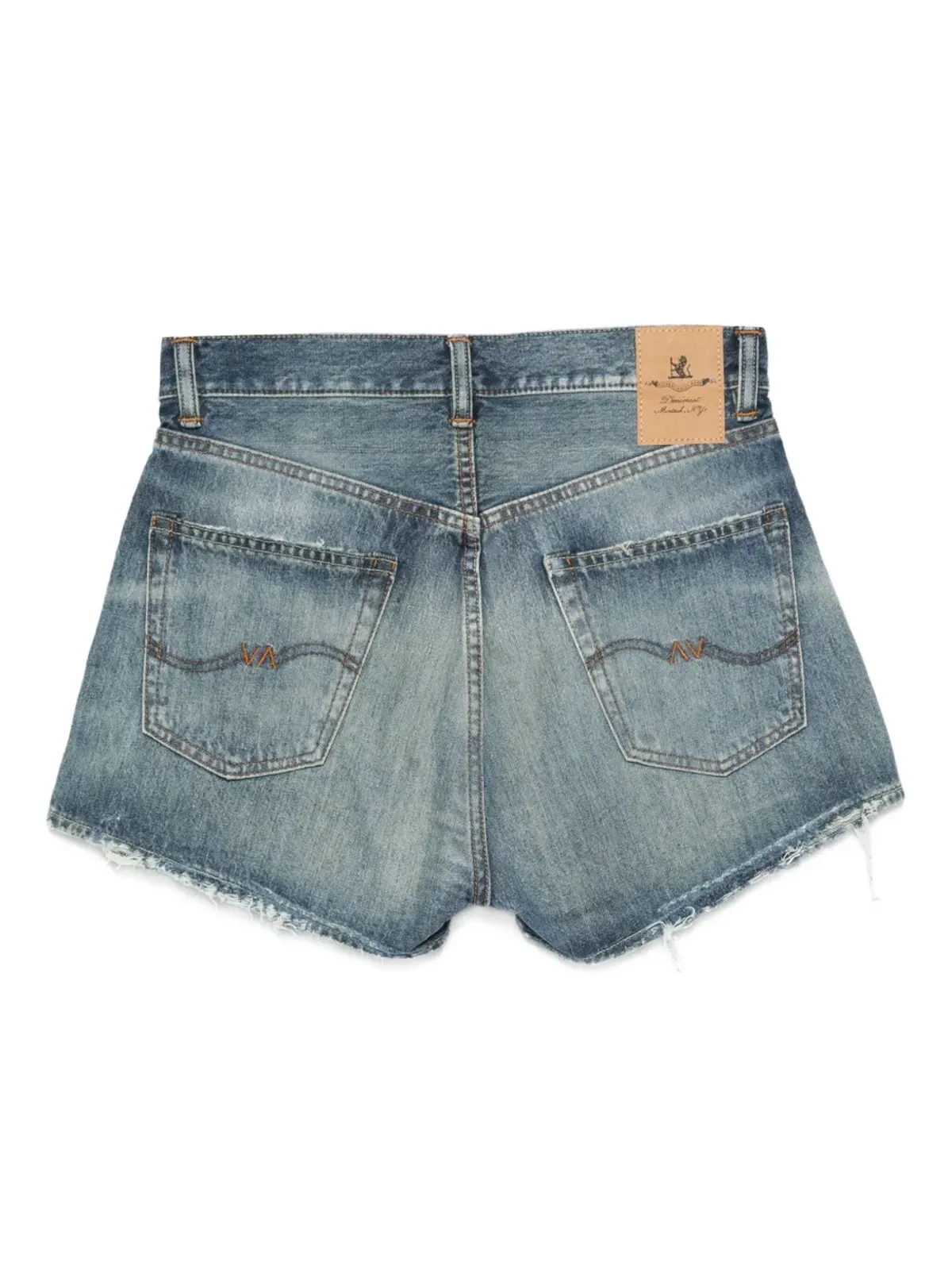 Denimist ヘイズリー フリンジ加工デニムショーツ - ブルー - 画像2