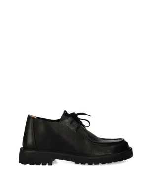 Astorflex lug-sole lace-up loafers - Black - サムネイル1