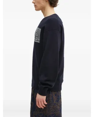 Kenzo カモン インターシャ ロゴ セーター - サムネイル3