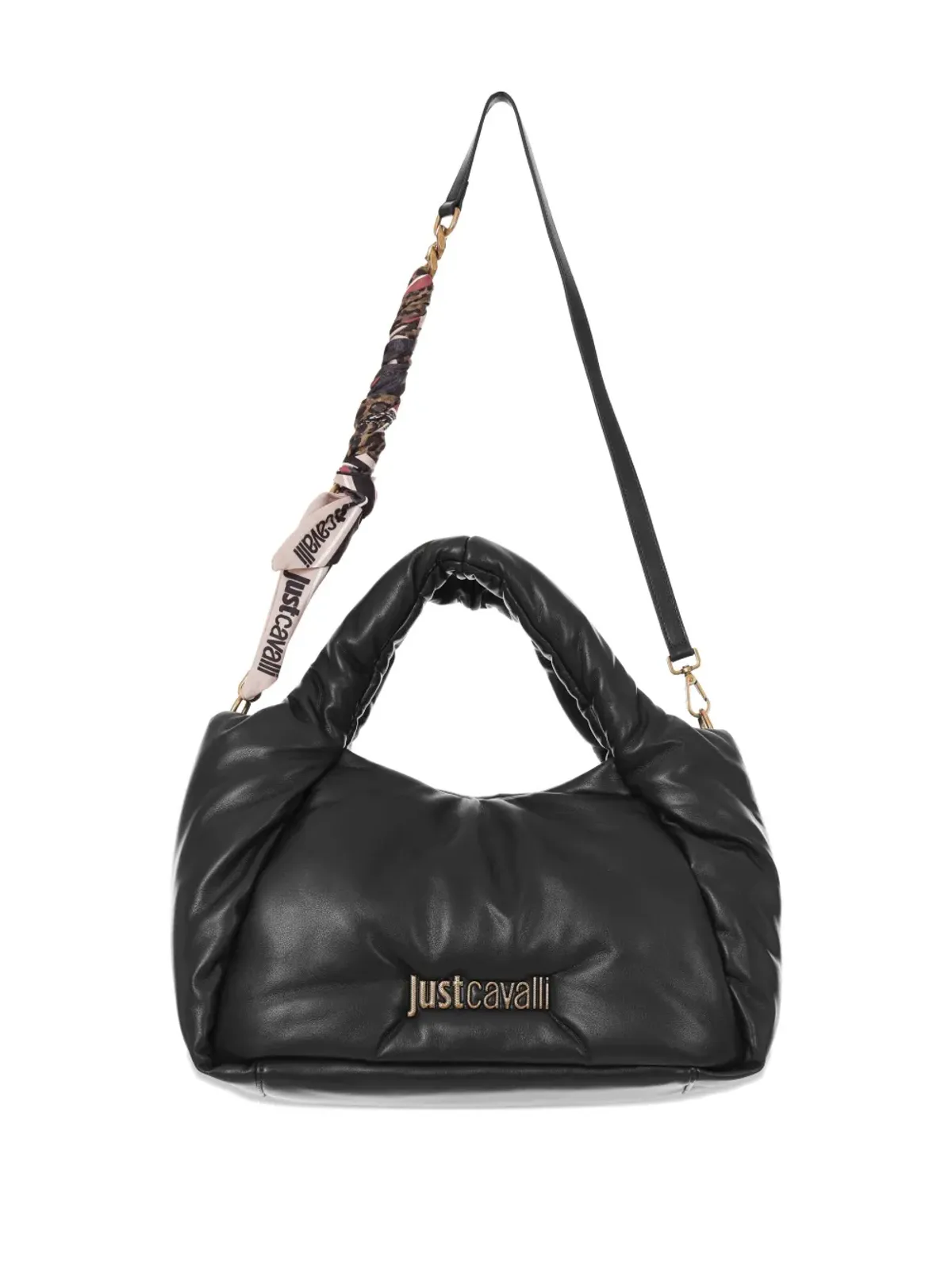 Just Cavalli パッド入りトップハンドル トートバッグ - 画像3