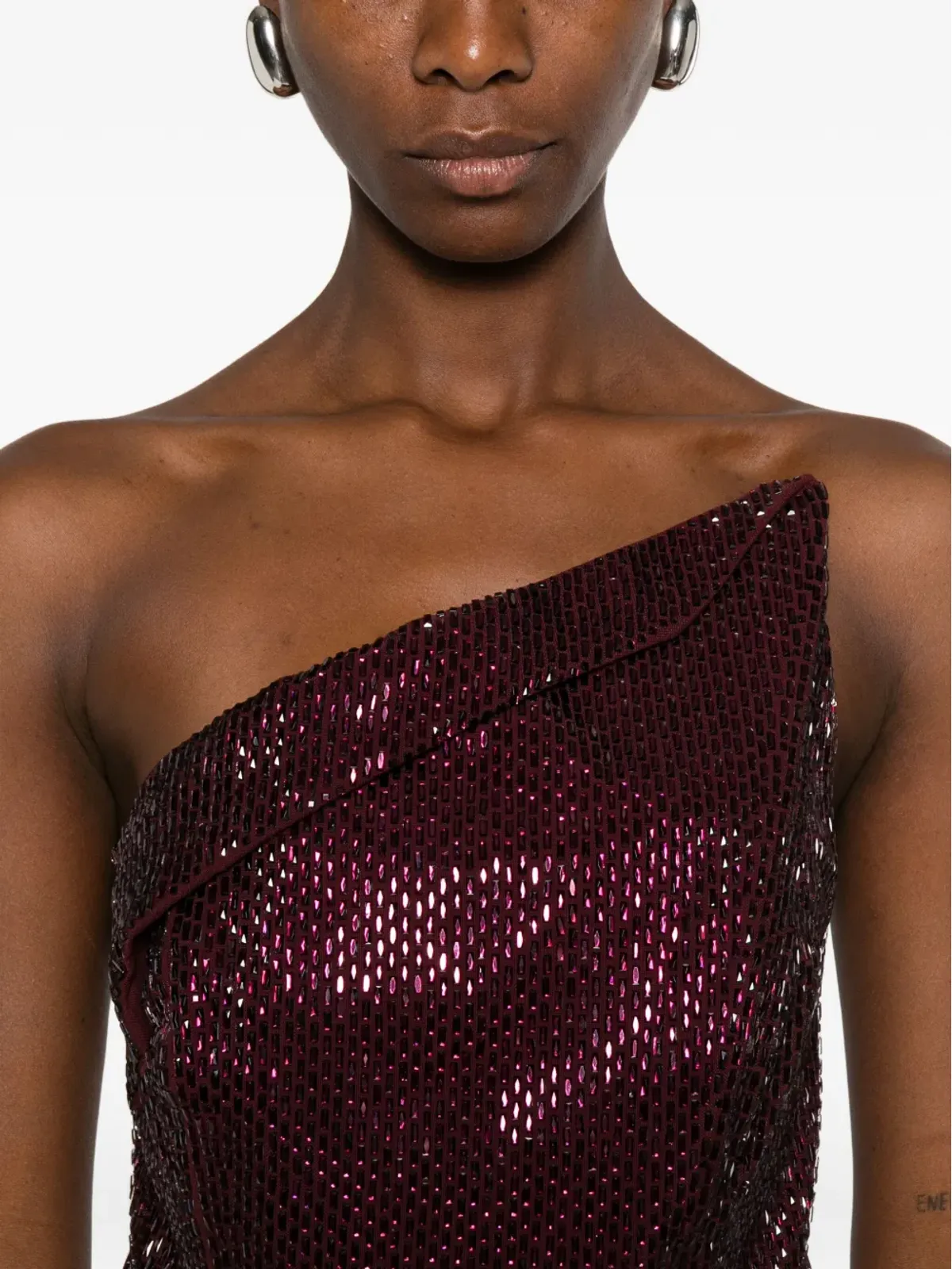 Roland Mouret スパンコール付きワンショルダードレス - 画像5