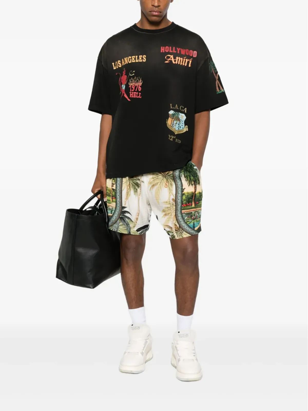 AMIRI グラフィックプリントTシャツ - 画像2
