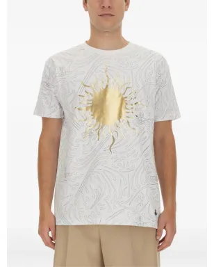 Vivienne Westwood 太陽モチーフプリント Tシャツ - White - サムネイル1
