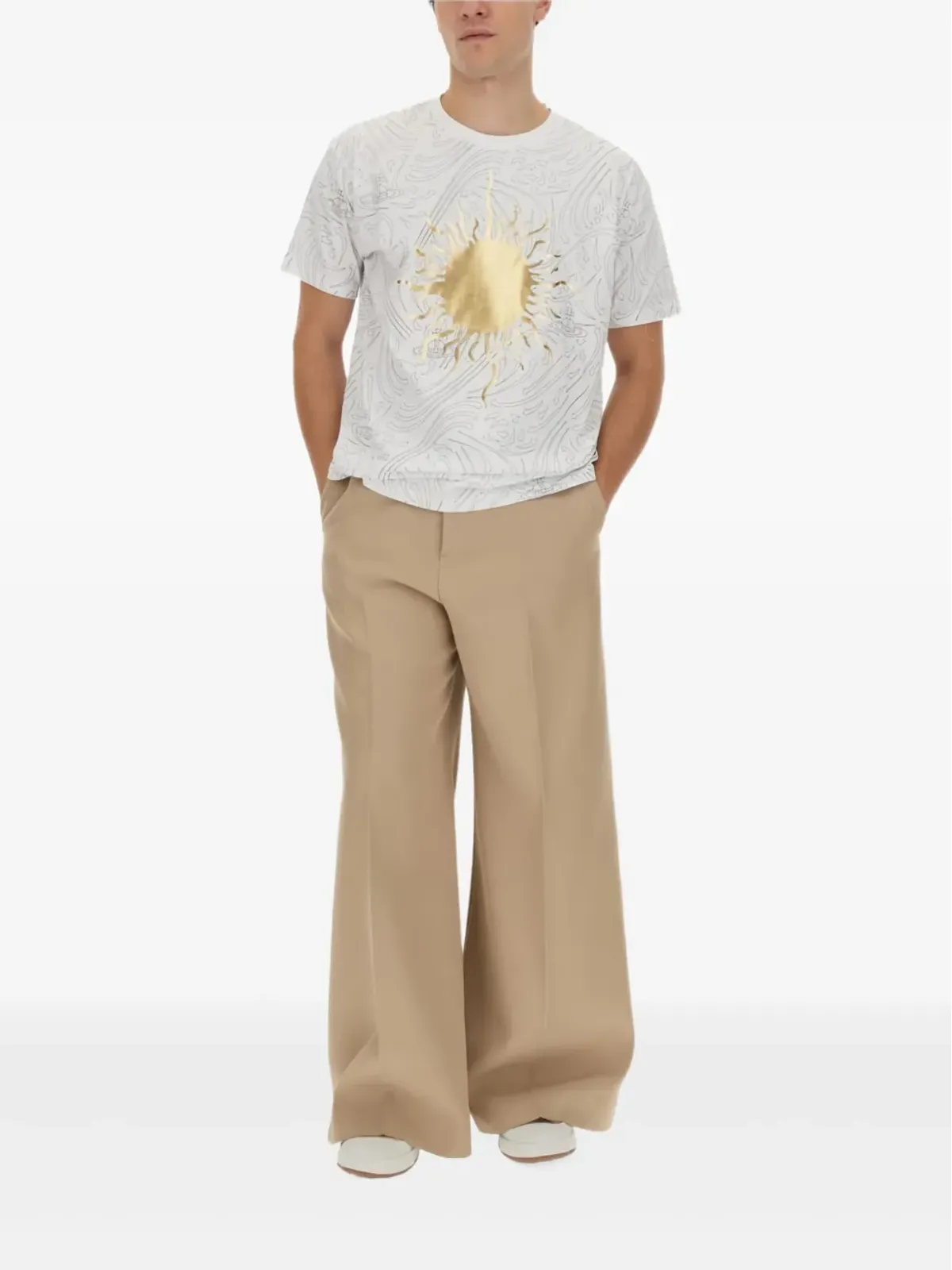 Vivienne Westwood 太陽モチーフプリント Tシャツ - White - 画像2