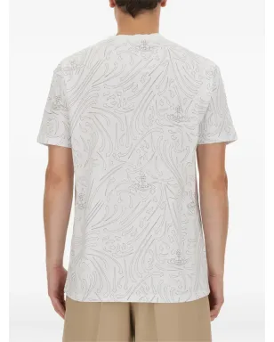 Vivienne Westwood 太陽モチーフプリント Tシャツ - White - サムネイル4