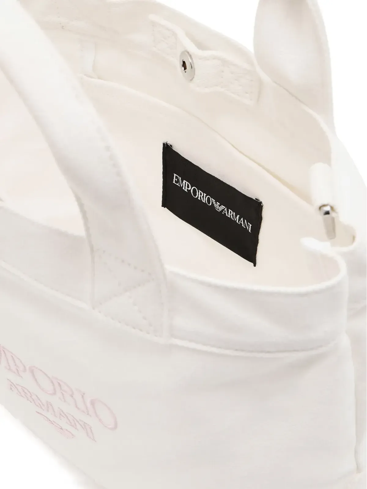 Emporio Armani Kids ロゴ刺繍トートバッグ - 画像4