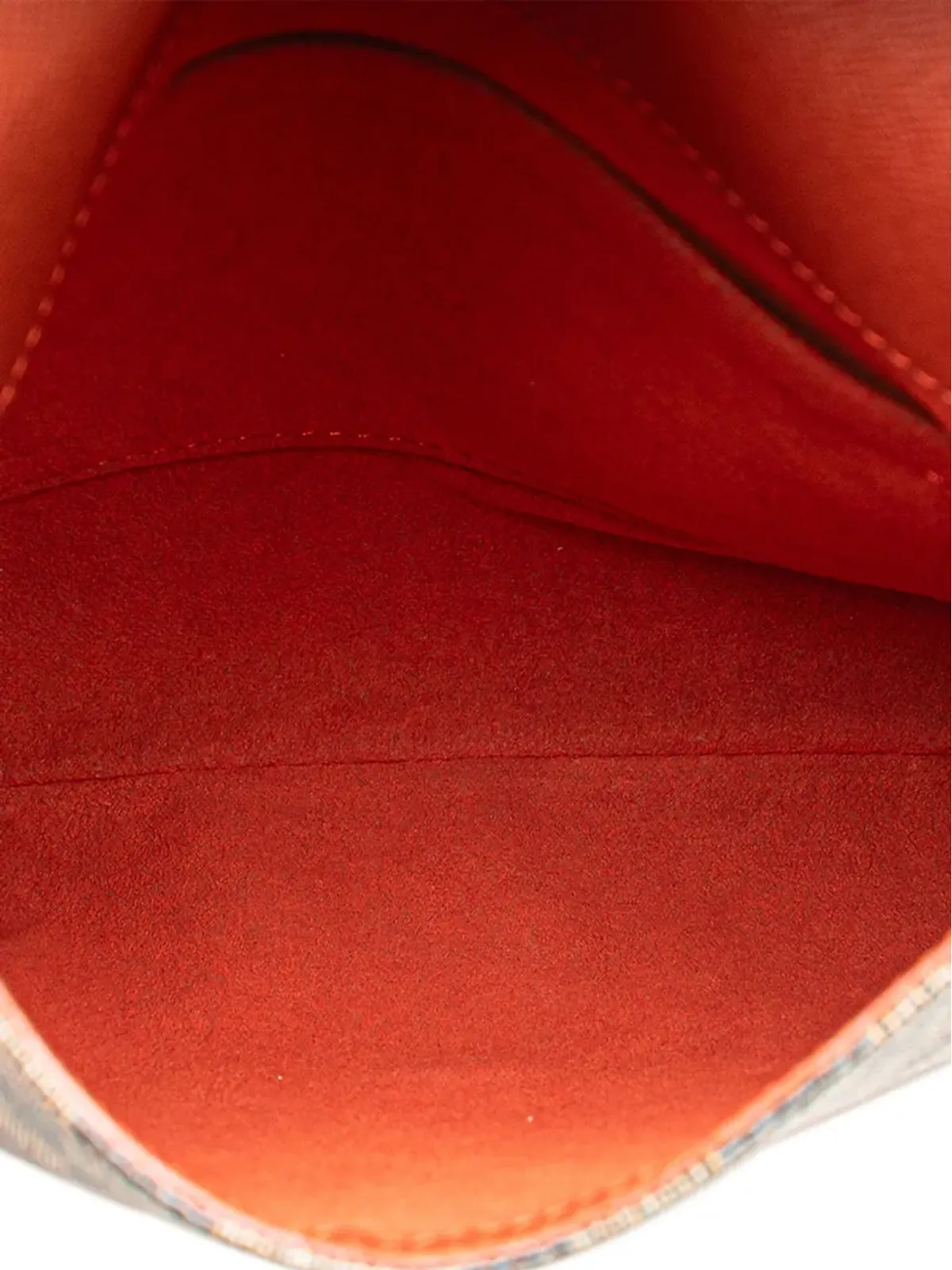 Louis Vuitton ビンテージ 2004 ダミエ・エベヌ Musette Salsa ロングストラップ クロスボディバッグ ブラウン - 画像5