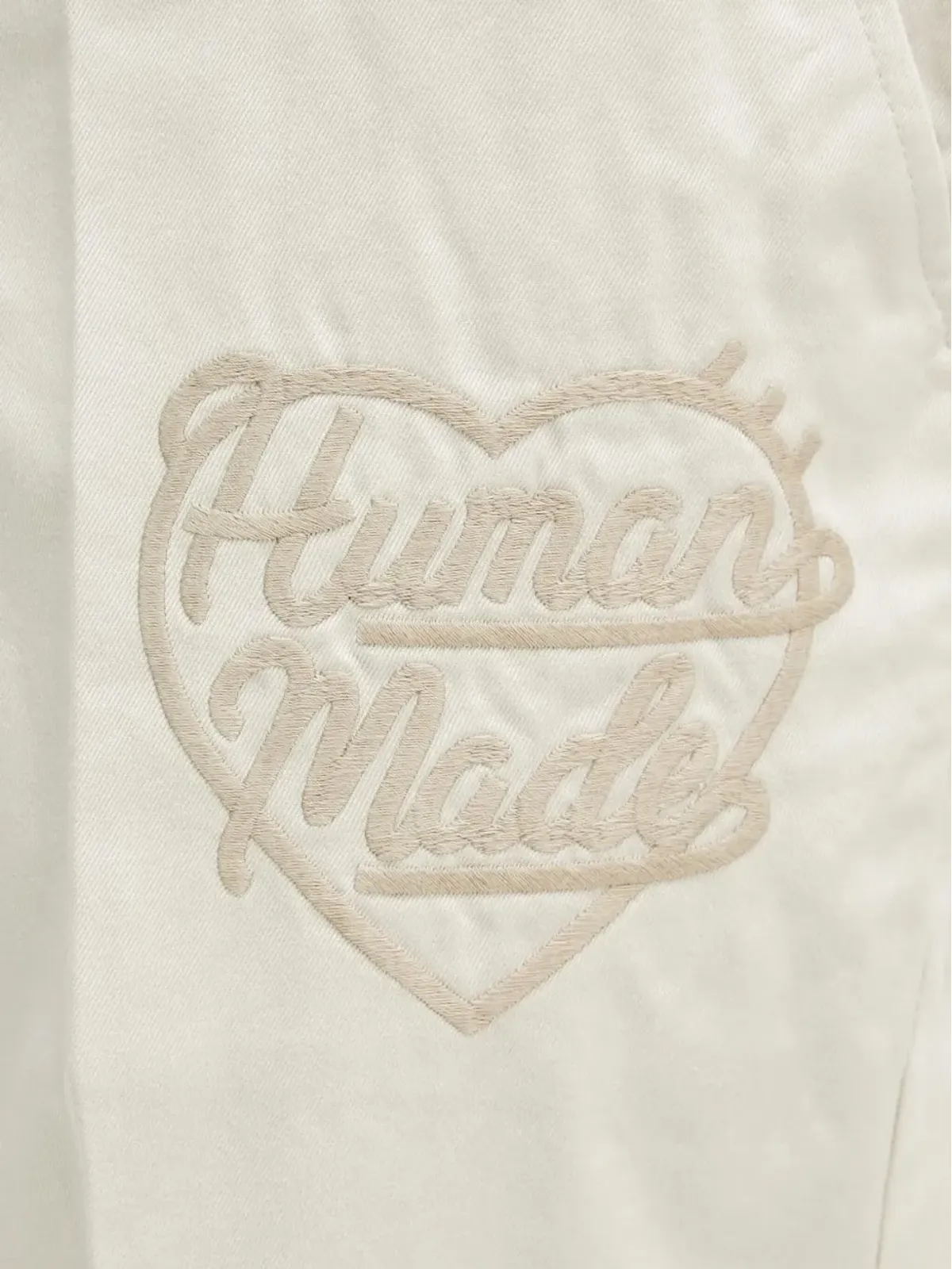 Human Made ハート刺繍プリーツパンツ - 画像5