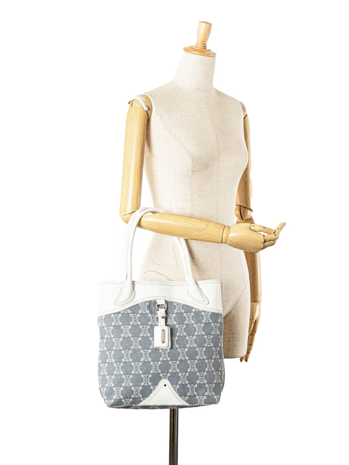 Celine Pre-Owned Macadam Denim トートバッグ - 画像2