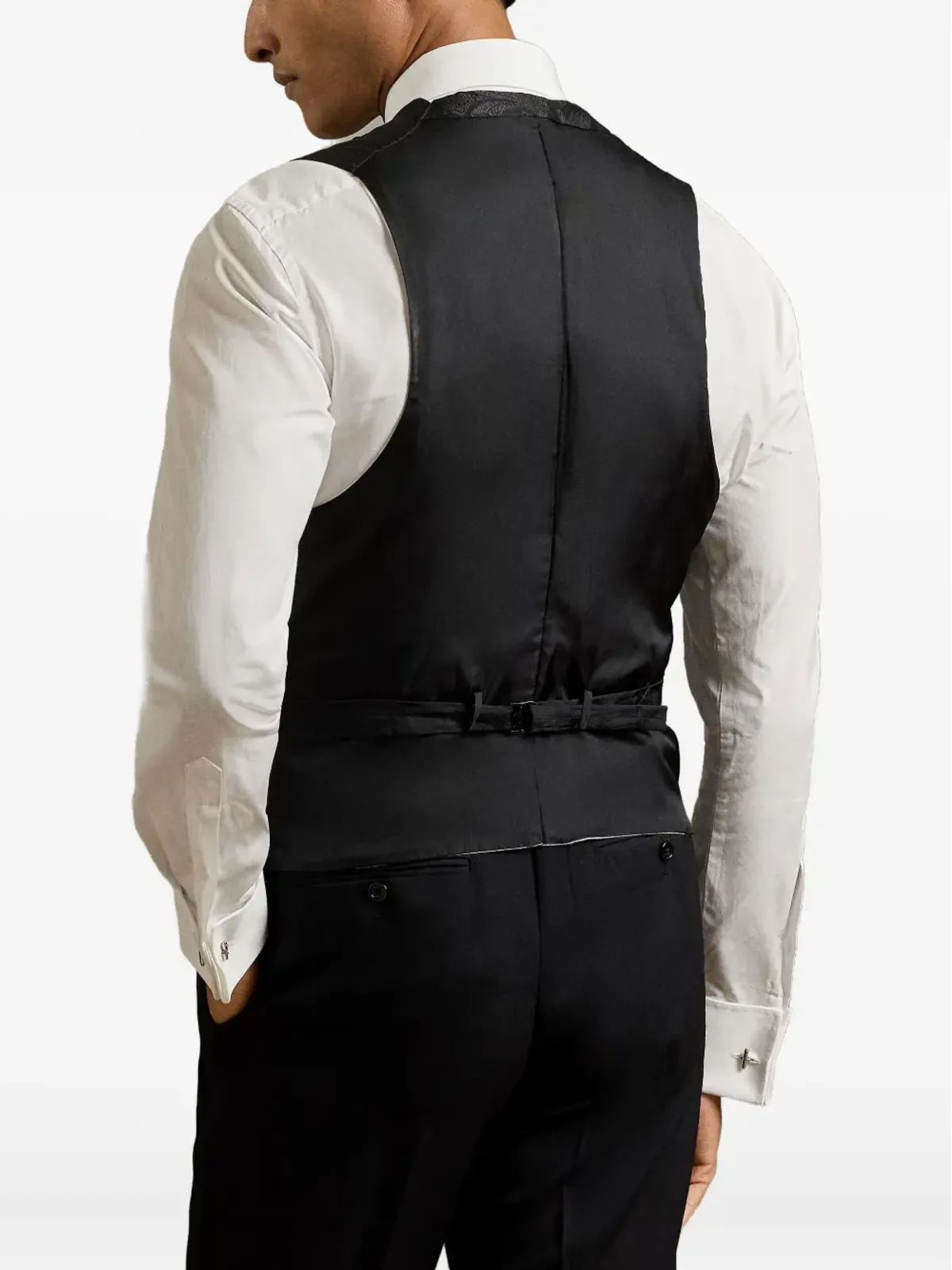 Ralph Lauren Purple Label ペイズリージャカード ベスト - 画像3