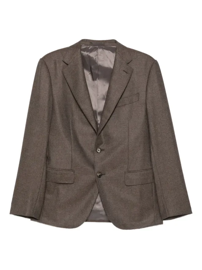 Caruso Caruso ボタン付きウールカシミヤジャケットの商品画像