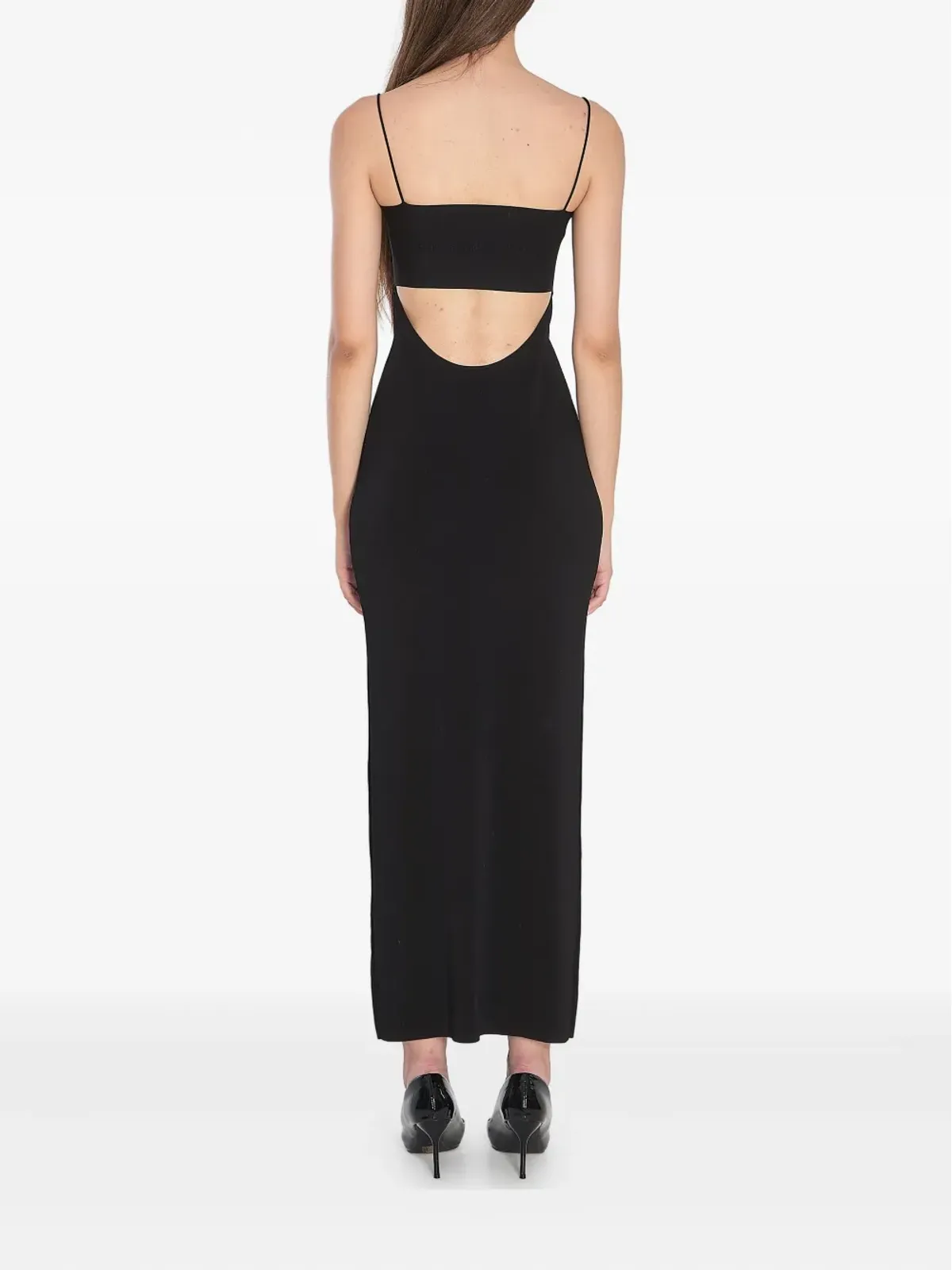 Alexander Wang カットアウトディテール マキシドレス - 画像4