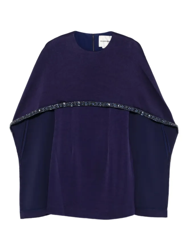 Roland Mouret Roland Mouret エンベリッシュド・ケープドレスの商品画像