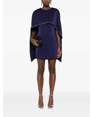 Roland Mouret エンベリッシュド・ケープドレス - サムネイル2