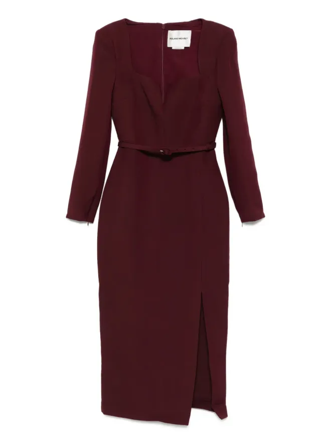 Roland Mouret Roland Mouret スクエアネック ベルト付き ドレスの商品画像