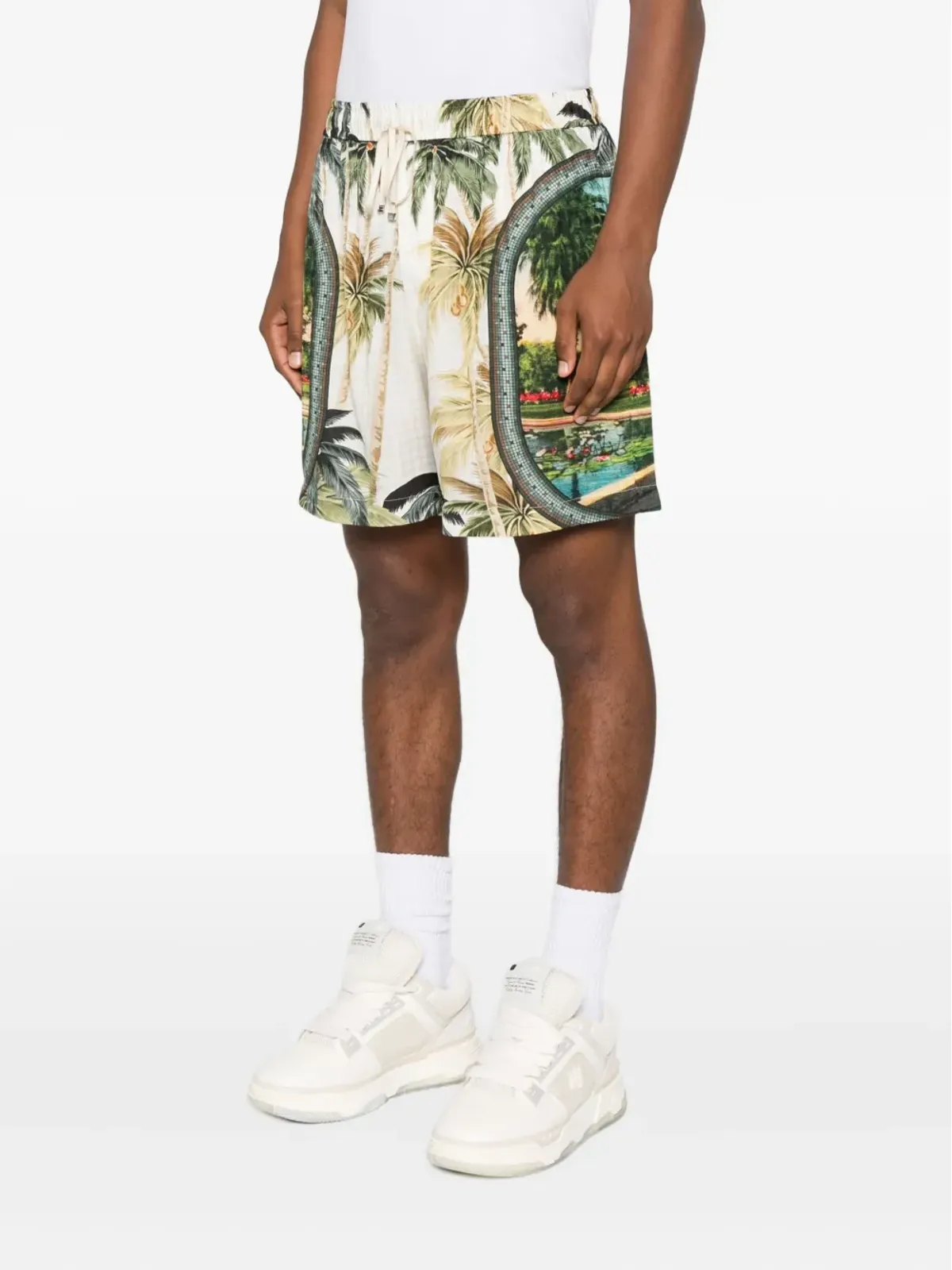 AMIRI モザイクプリントショーツ - 画像3