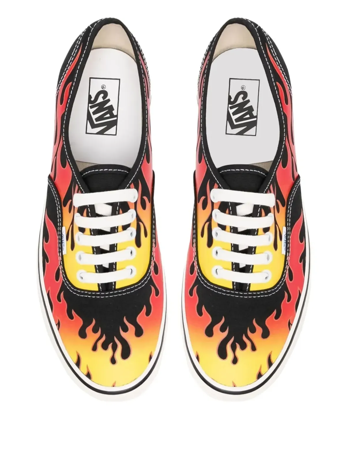Vans Authentic 44 DX 炎柄プリント スニーカー - 画像3