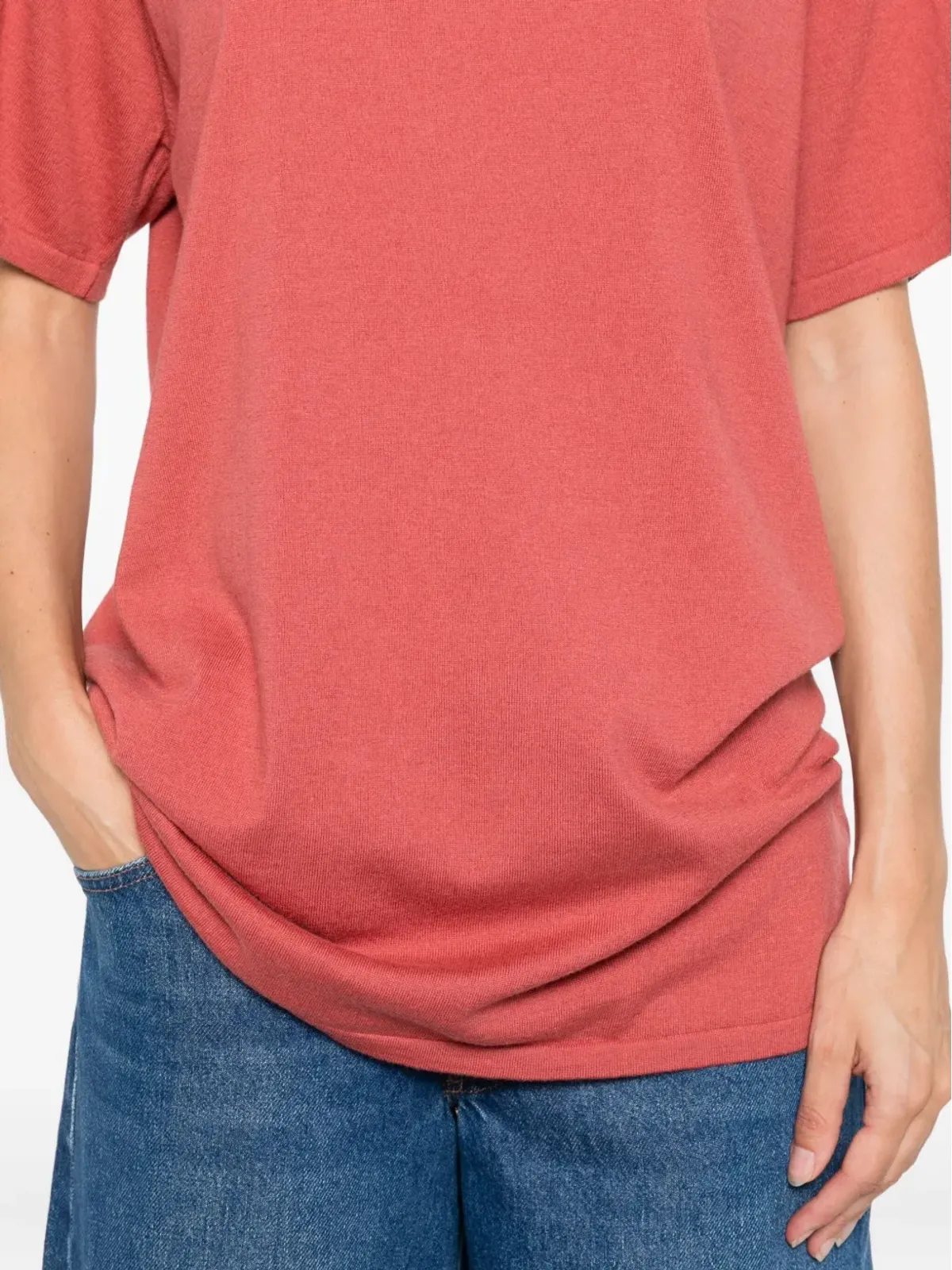 Frenckenberger ラグラン半袖Tシャツ - ピンク - 画像5
